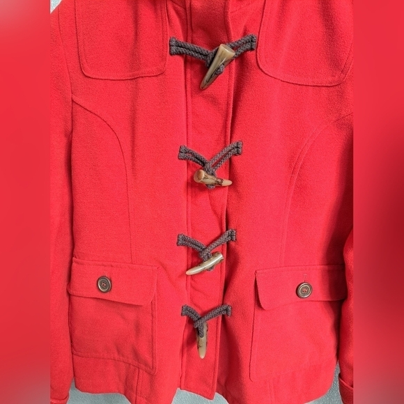 Boy Meets Girl Red Hooded Jacket Size L - Picture 5 of 9